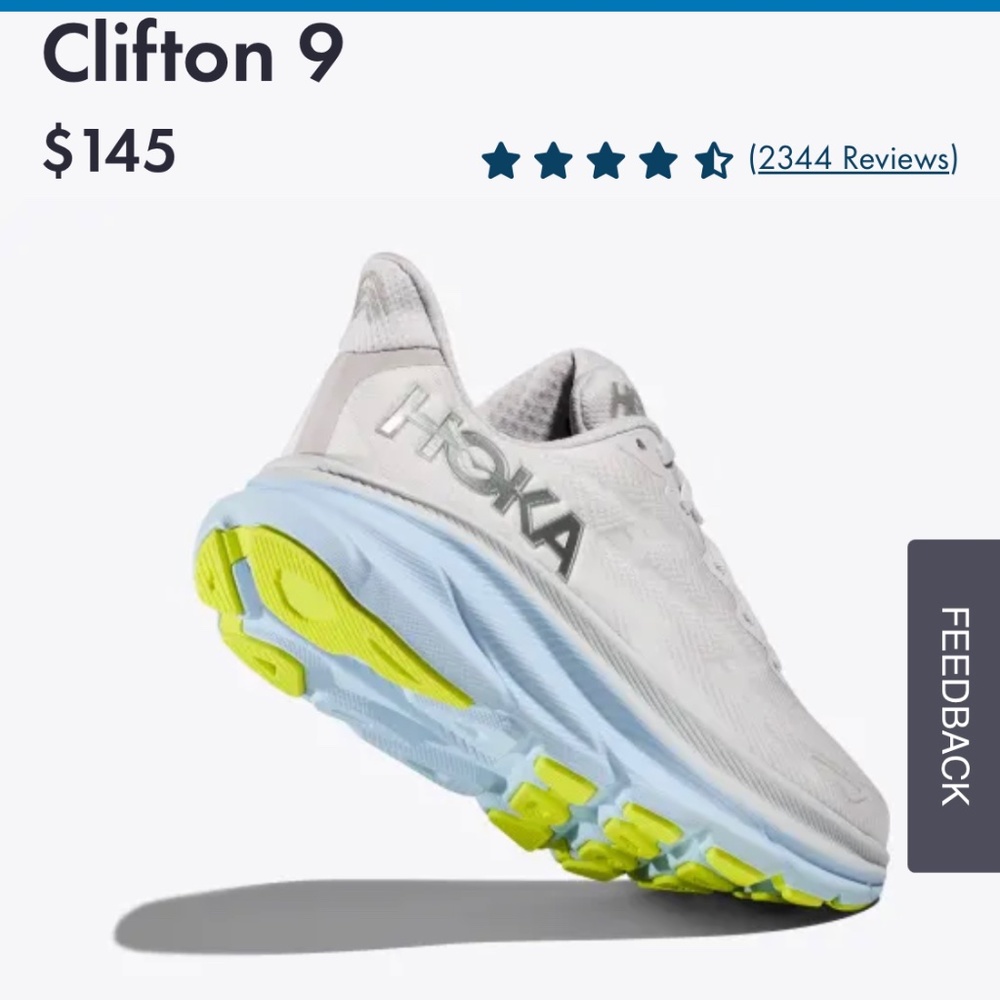 Hoka Clifton 9 size 7D